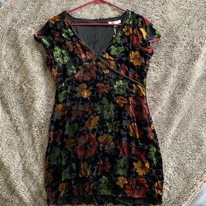 Floral grunge dress